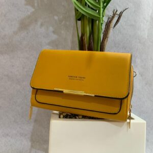 The Sunshine Saffron Crossbody Wallet