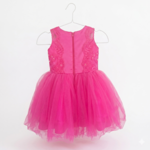 Pink Lace & Tulle Kids' Dress