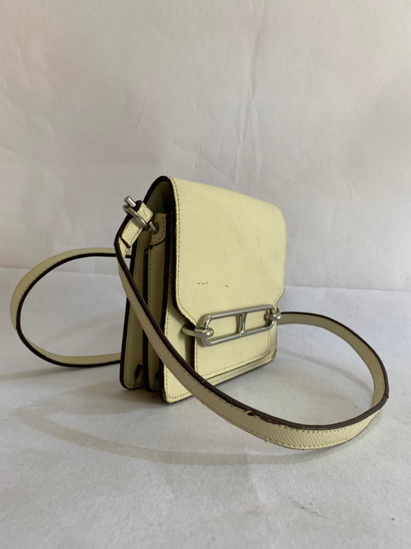 Elevated Minimalist Structured Crossbody – Champagne Cream