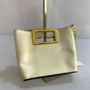 Ivory Architectural Cut-Out Tote
