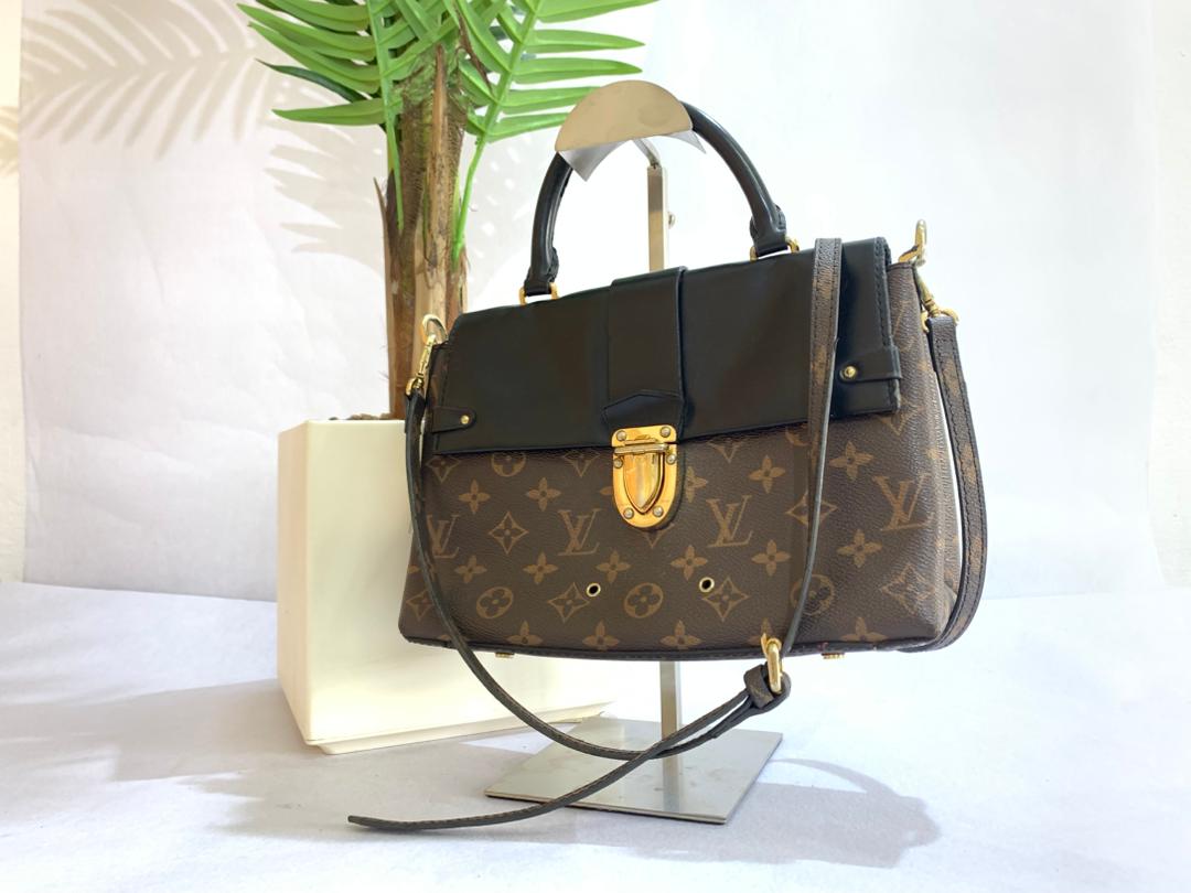 Heritage Monogram Dual-Tone Satchel