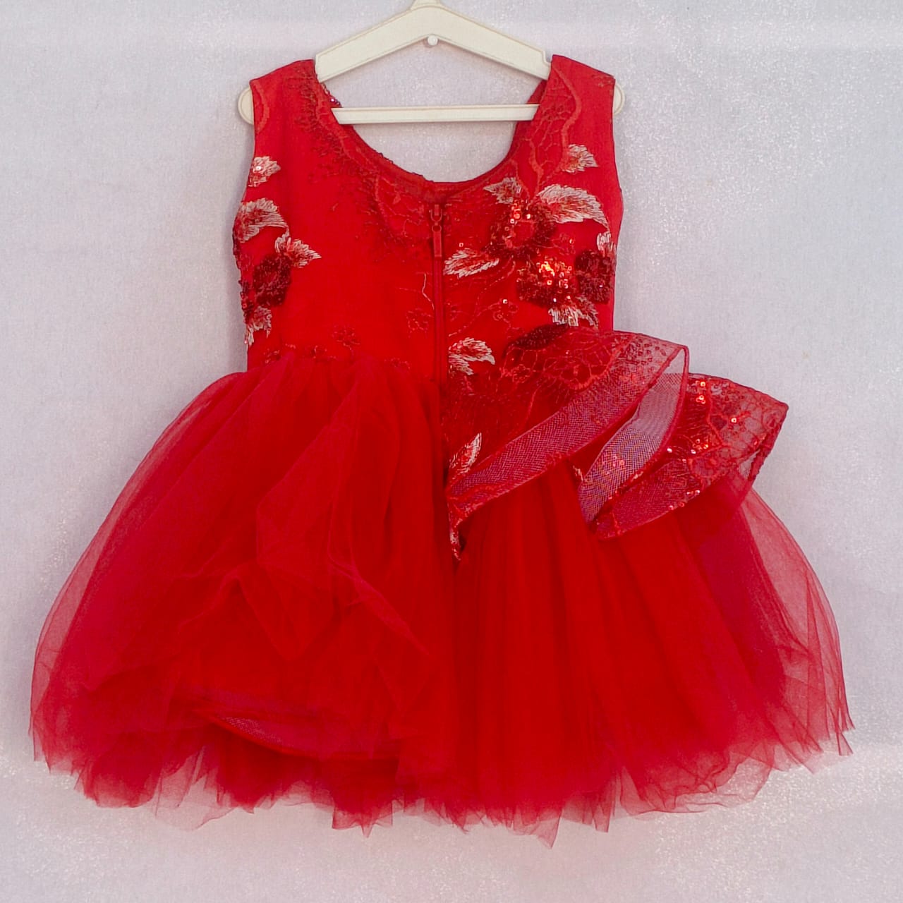 Crimson Red Kids' Sequine Dress (ages 2-3)