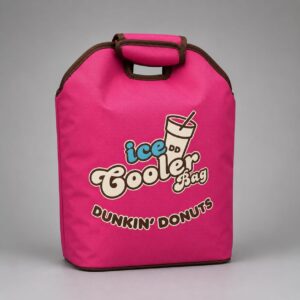 Dunkin' Donuts "Retro Pop" Premium Insulated Beverage & Iced Coffee Cooler Bag
