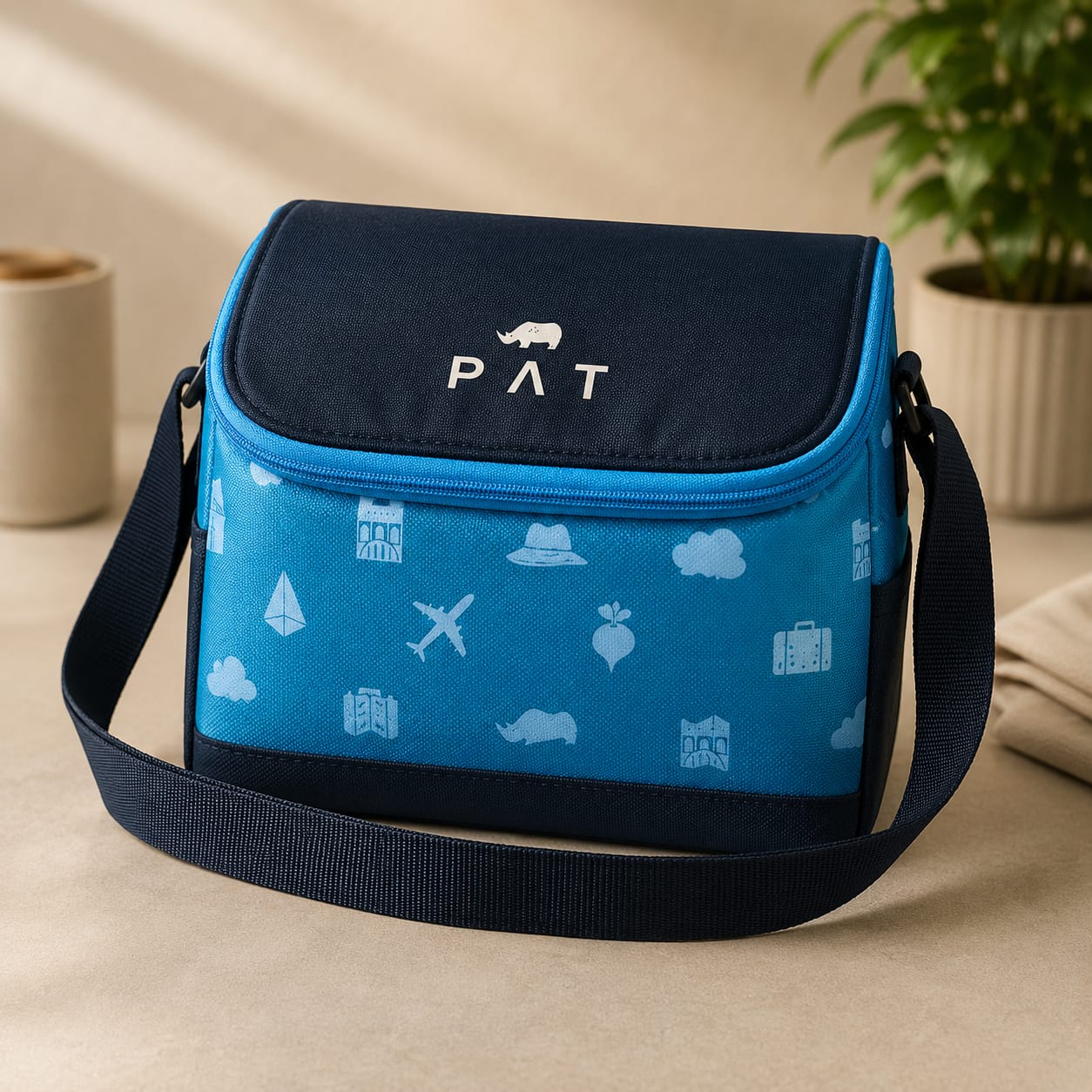 PAT "Adventure Explorer" Premium Insulated Shoulder Lunch Bag