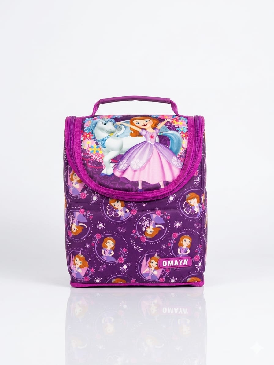 OMAYA Kids Princess Insulated Lunch & Travel Bag