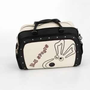 M.U SPORTS Luxury Studded Travel Duffle Bag
